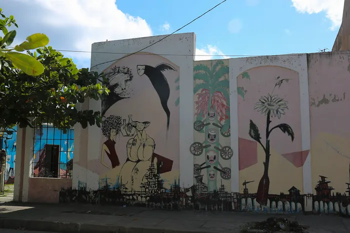 Mural y activación gráfica en calle